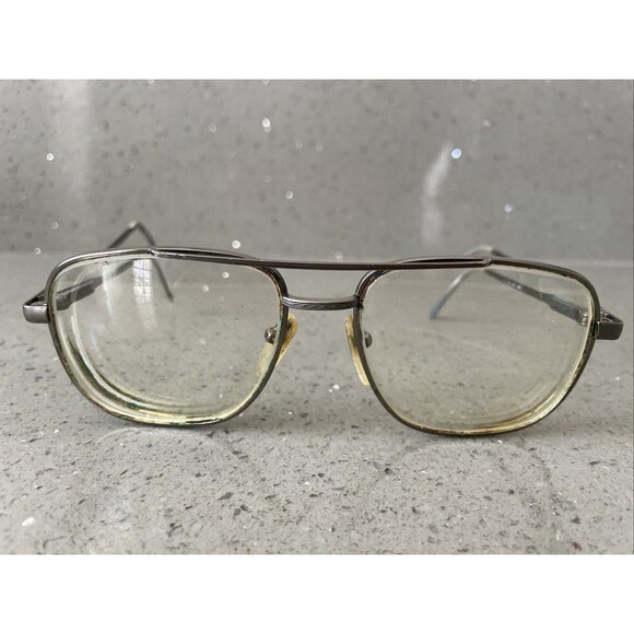 US EYEWEAR EYEGLASSES FRAMES ONLY Aviator FULL RIM 56-16-140 metal - Picture 1 of 14